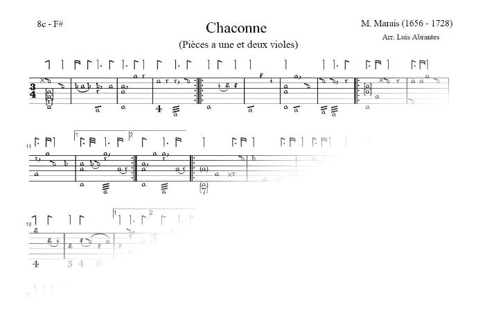 Chaconne - M. Marais